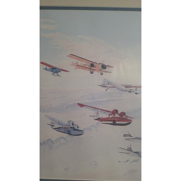 Reeve Aleutian Airlines Print Alaska Air History S Reeves 88 - Picture 2 of 6